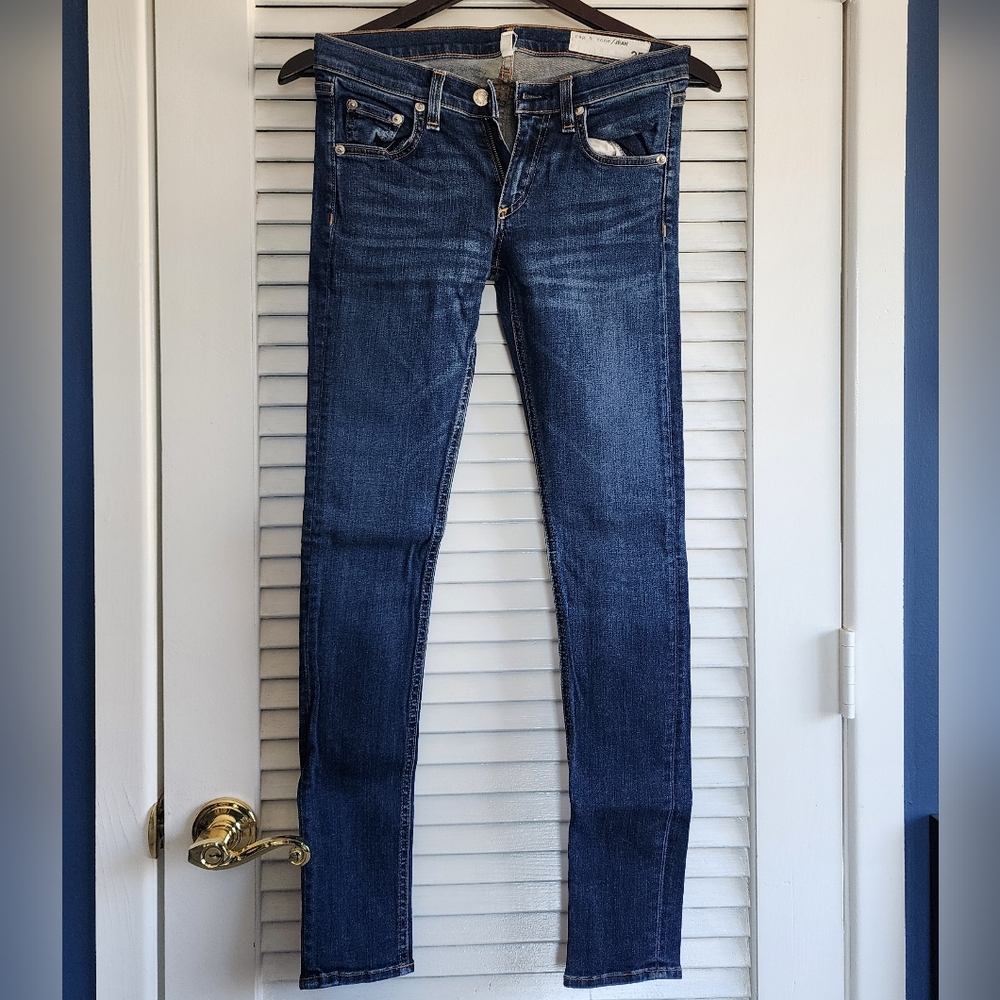 Rag & Bone Dark Wash Skinny Jeans